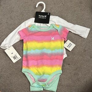 Hurley Kids Colorful Striped Bodysuit